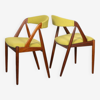 Pair of Model 31 Dining Chairs made of Afromosia by Kai Kristiansen