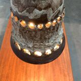 Brutalist ceramic pendant from the mid-century modern period by Judi Kunst.