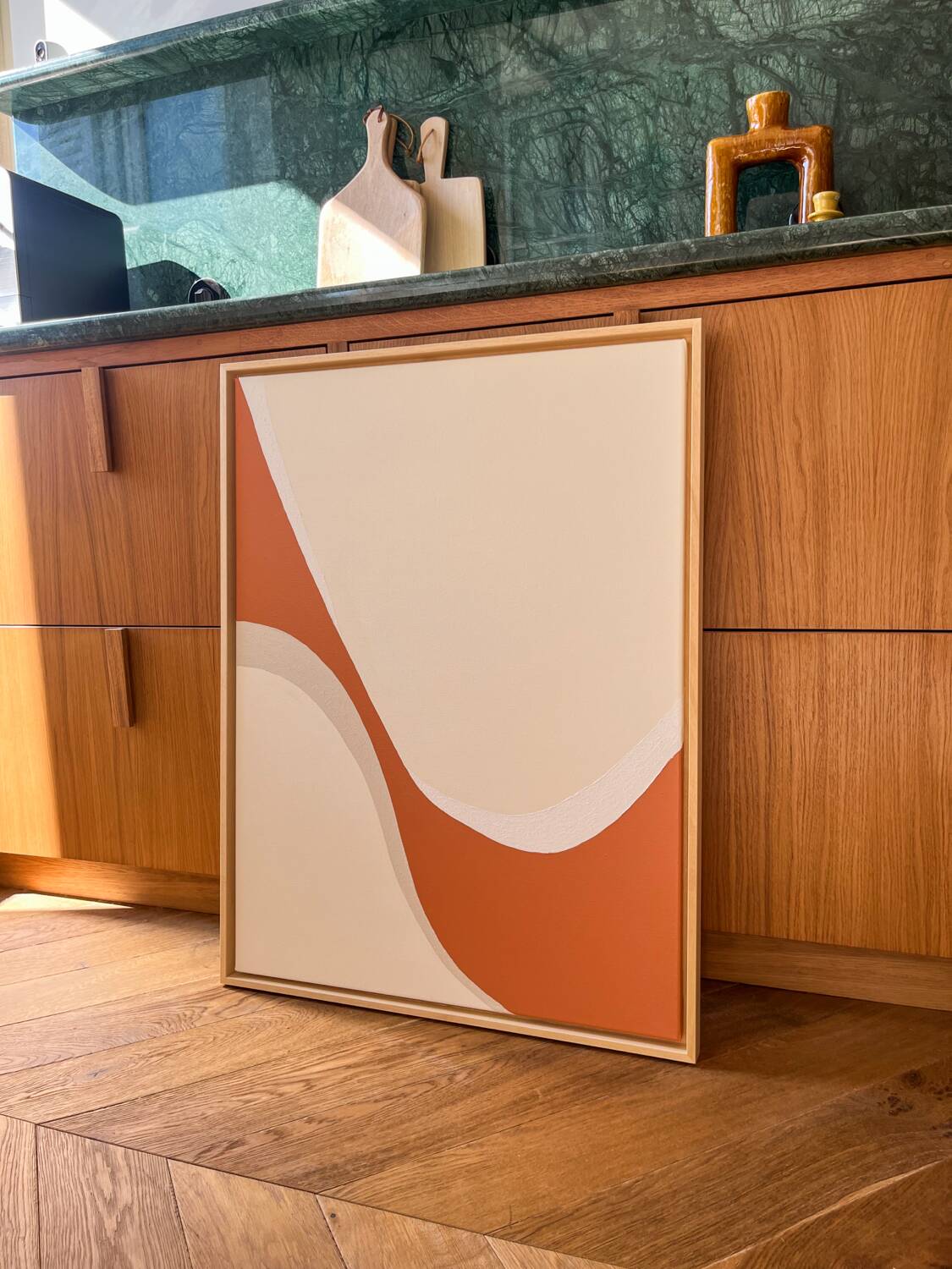 Terracotta relief painting