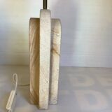 Travertine lamp