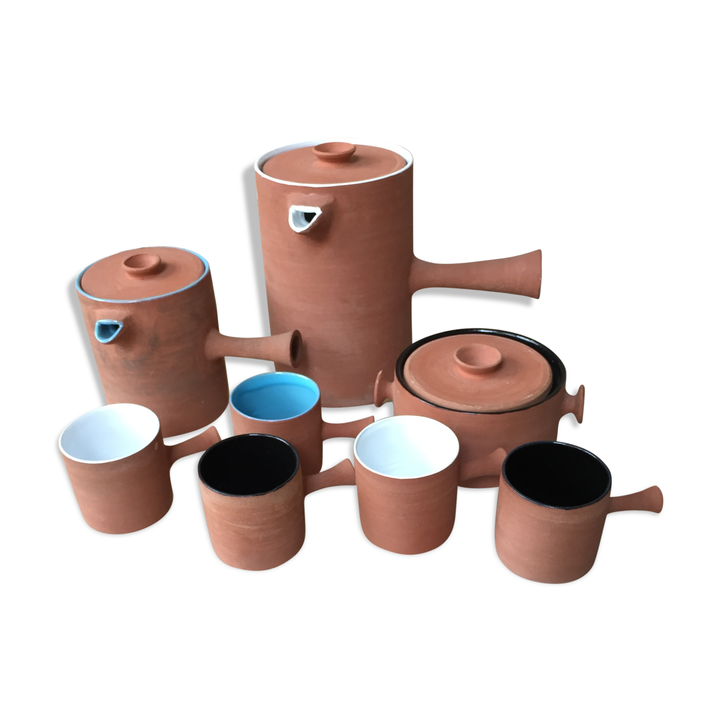 Coffee glazed terracotta