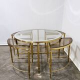 Ensemble de 5 tables Nesring des années 1970