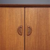 Meuble mural modulaire en teck par Louis van Teffellen pour Wébé. Années 1950