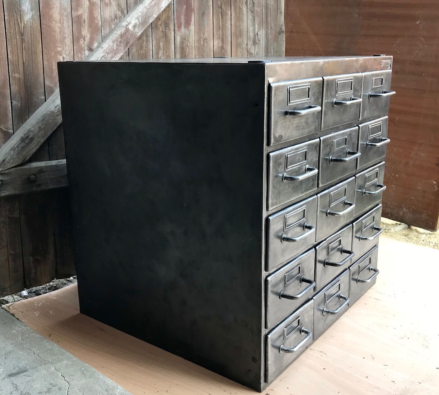 Furniture industrial metal business Flambo, 15 drawers