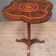 Polylobed gueridon in marquetry