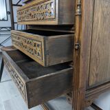 Belgian chest of drawers with 3 drawers 19th century