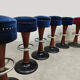 Vintage French café bar stools Art deco style