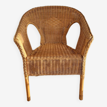 Rattan armchair