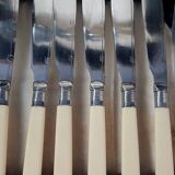 EPNS silver metal fish service, 6 people complete, good condition SB916