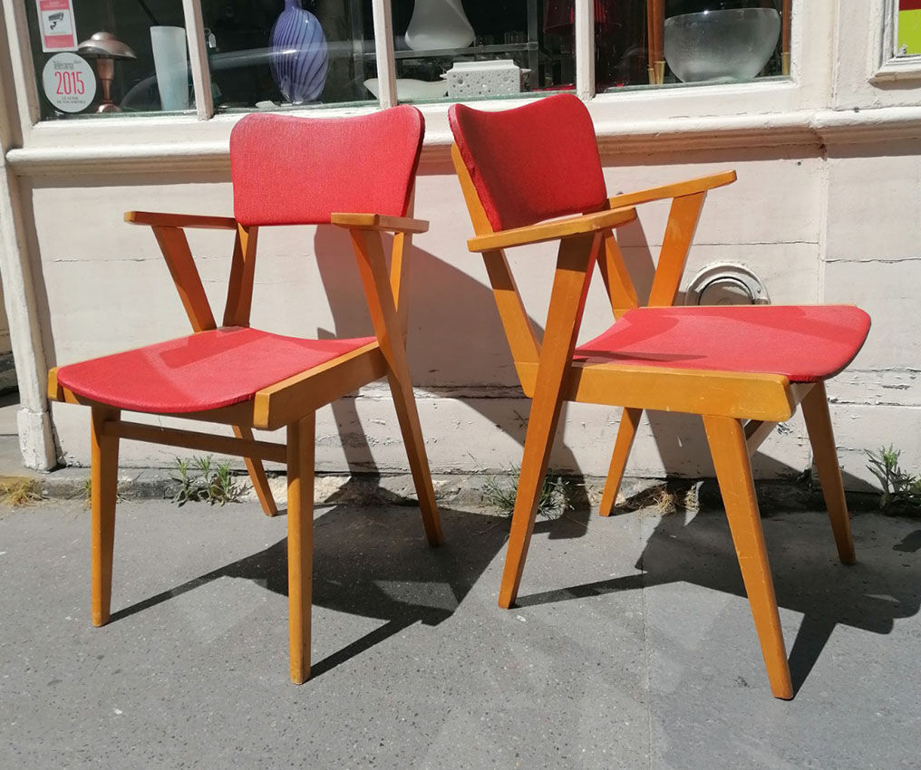 Scandinavian bridge armchair, 1950