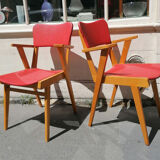 Scandinavian bridge armchair, 1950