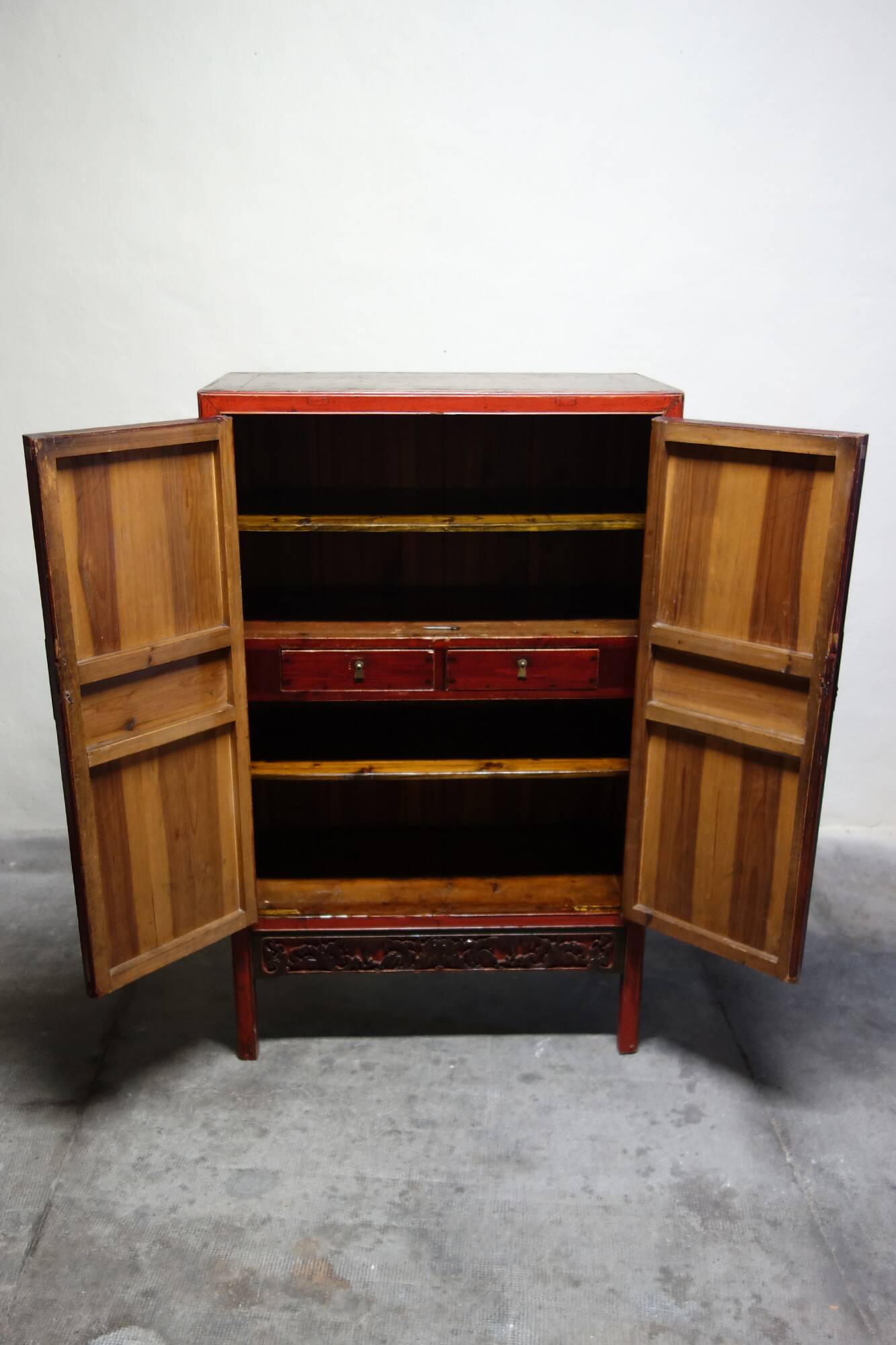 Ancienne armoire chinoise style meuble de mariage, Chine, XXème