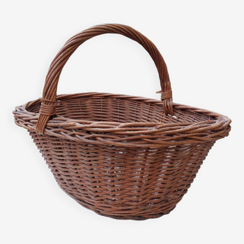 Vintage wicker basket 42 cm