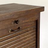 Notary desk with curtain from the 1930s