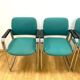 Retro armchairs with armrests, 1970s–80s, Czechoslovakia (set of 4)