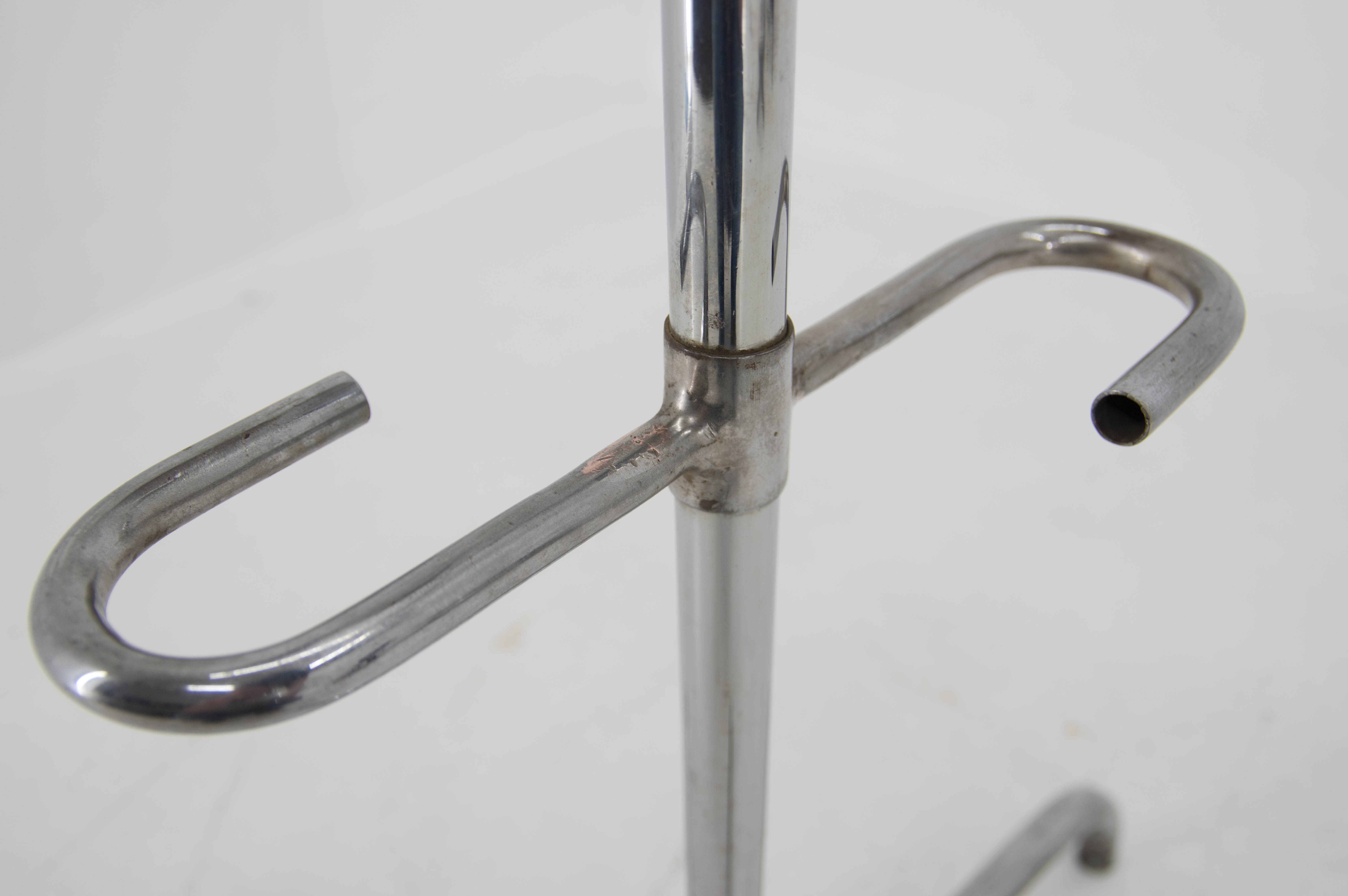 Bauhaus chrome coat stand, 1920s
