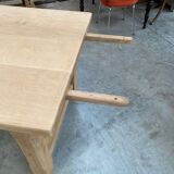 Farmhouse table with oak extensions