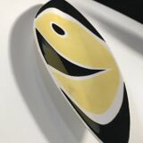 Plat • Centre de Table Vintage • « 9736 » • Kovács István • Zsolnay • 1962