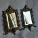 Pair of antique bronze mirrors – Louis XV / Rococo style – 19th century