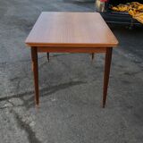 Table rectangulaire en teck scandinave 1960