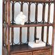Vintage rattan shelf