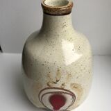 Vintage stoneware vase signed 60s-70s