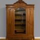 Library in Louis XV Rocaille style in carved walnut