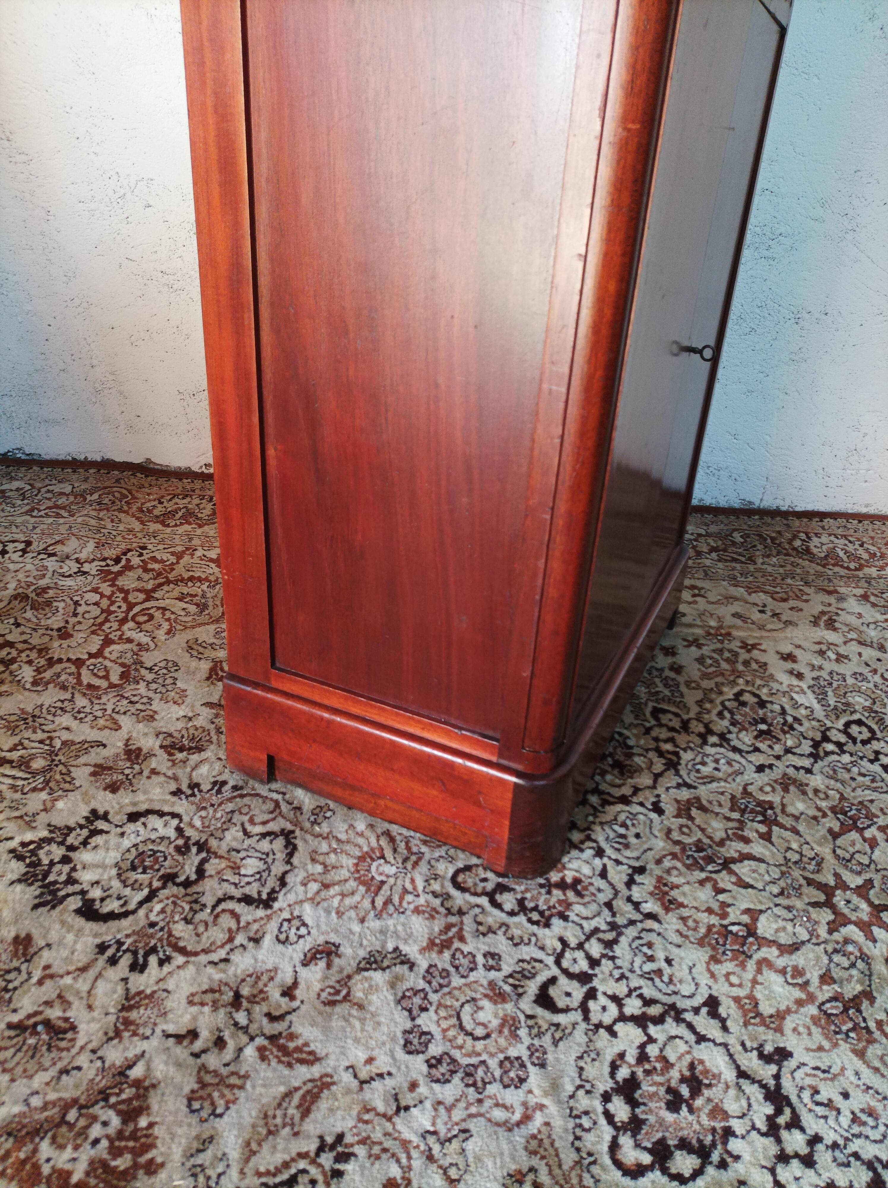 Mahogany entrance cabinet