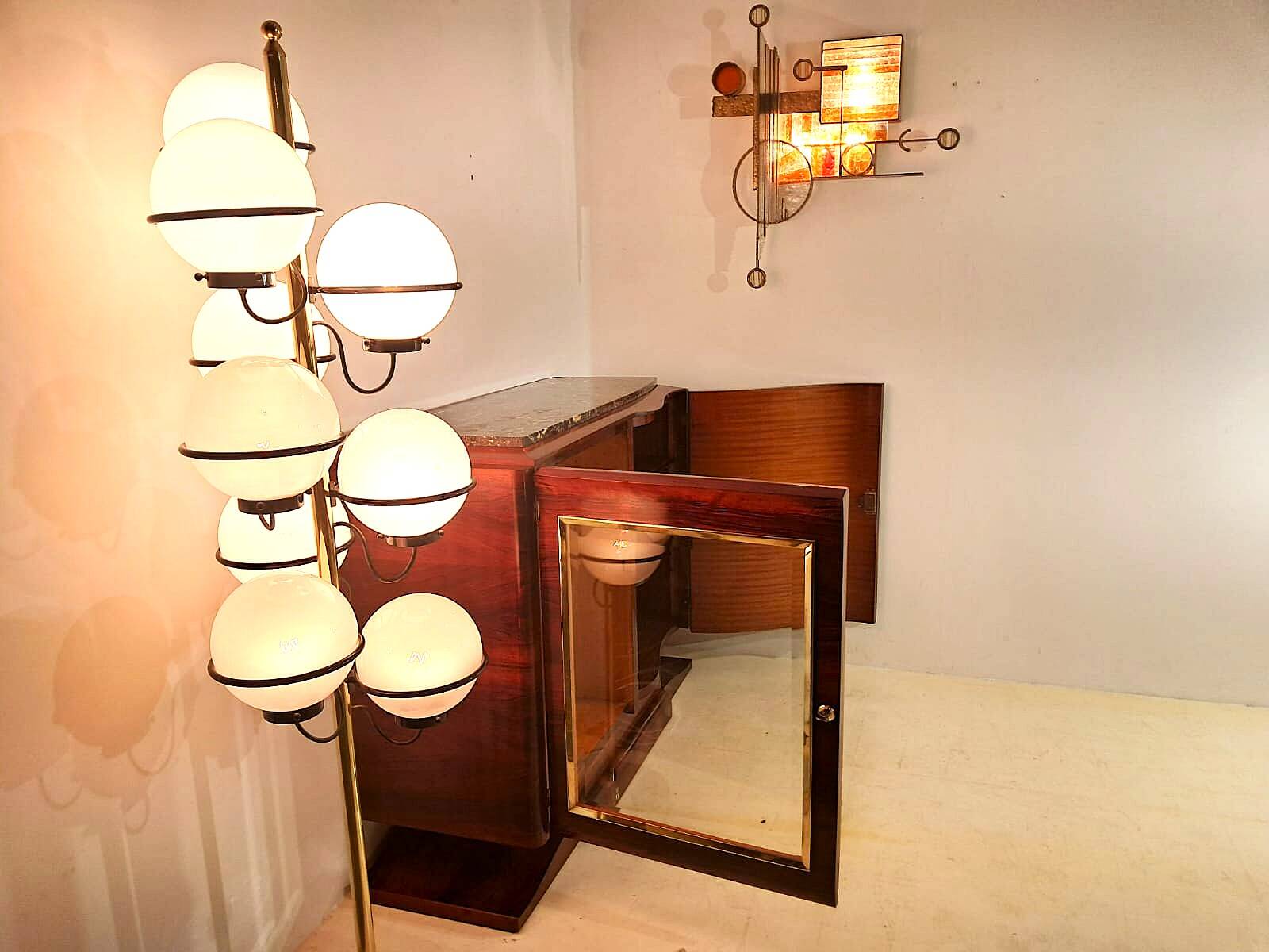 Original Art Deco sideboard, bar, display cabinet, France.