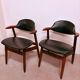 Set of 'Koehoorn' / ‘cow horn’ chairs by Tijsseling for Hulmefa, 1960s