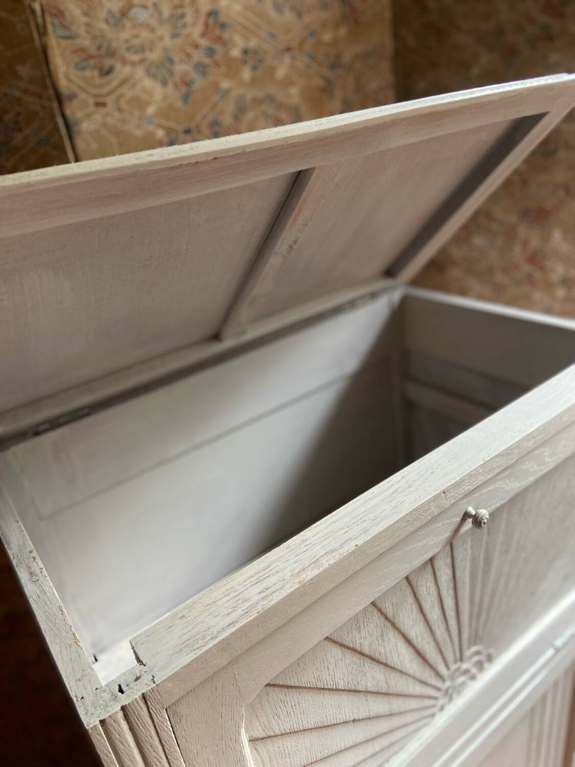 Antique Art Deco cream buffet