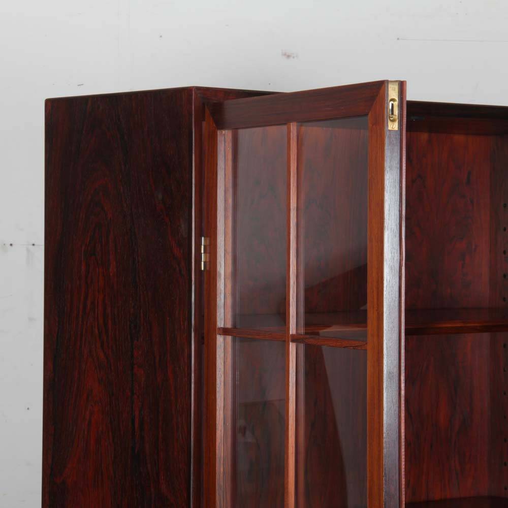 Display cabinet/bookshelf in rosewood by Lyby Mobler, 1960 Reference