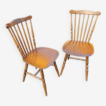 Lot de 2 chaises style baumann - scandinave - tapiovaara