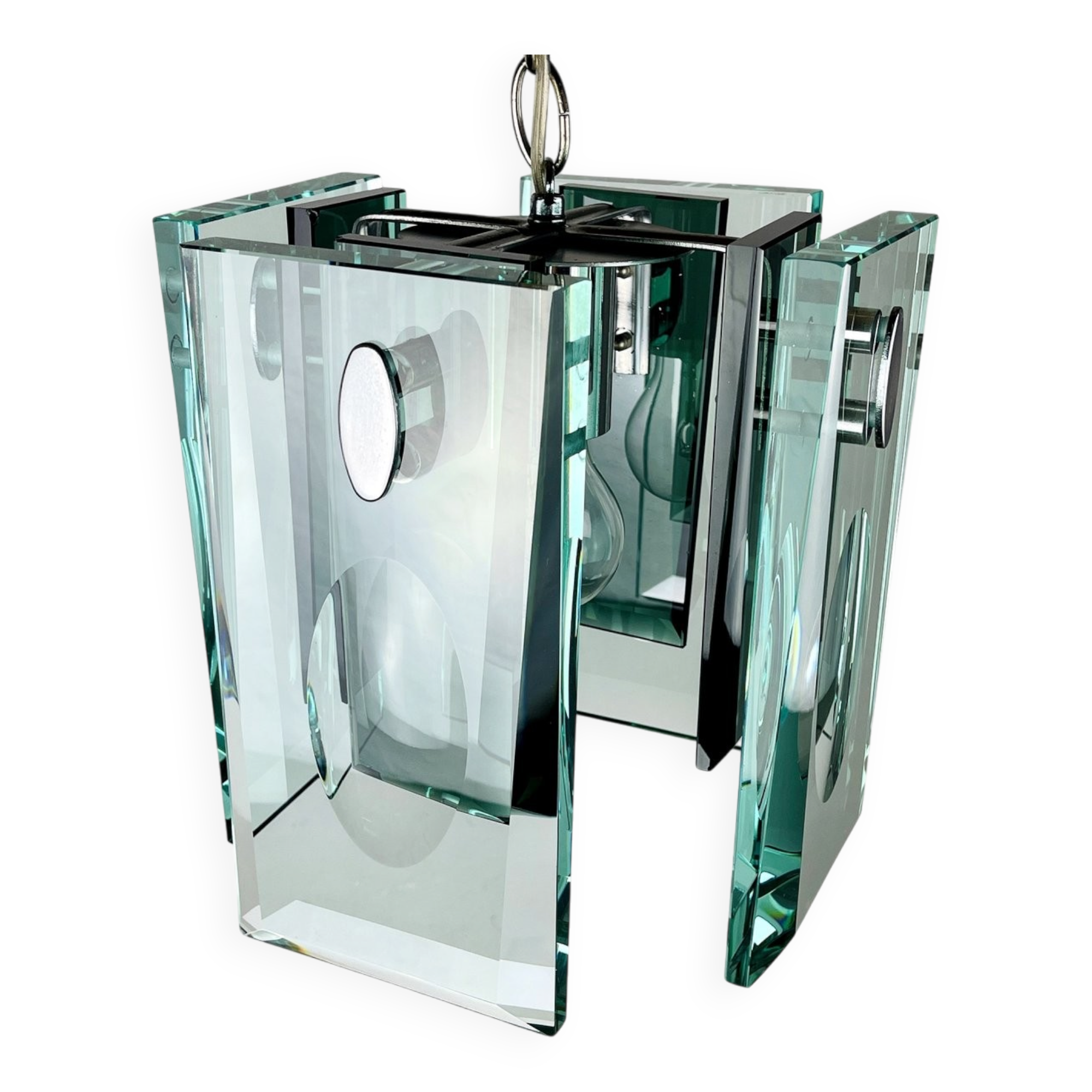 Italian art glass pendant by Fontana Arte, Italy, 1970s.