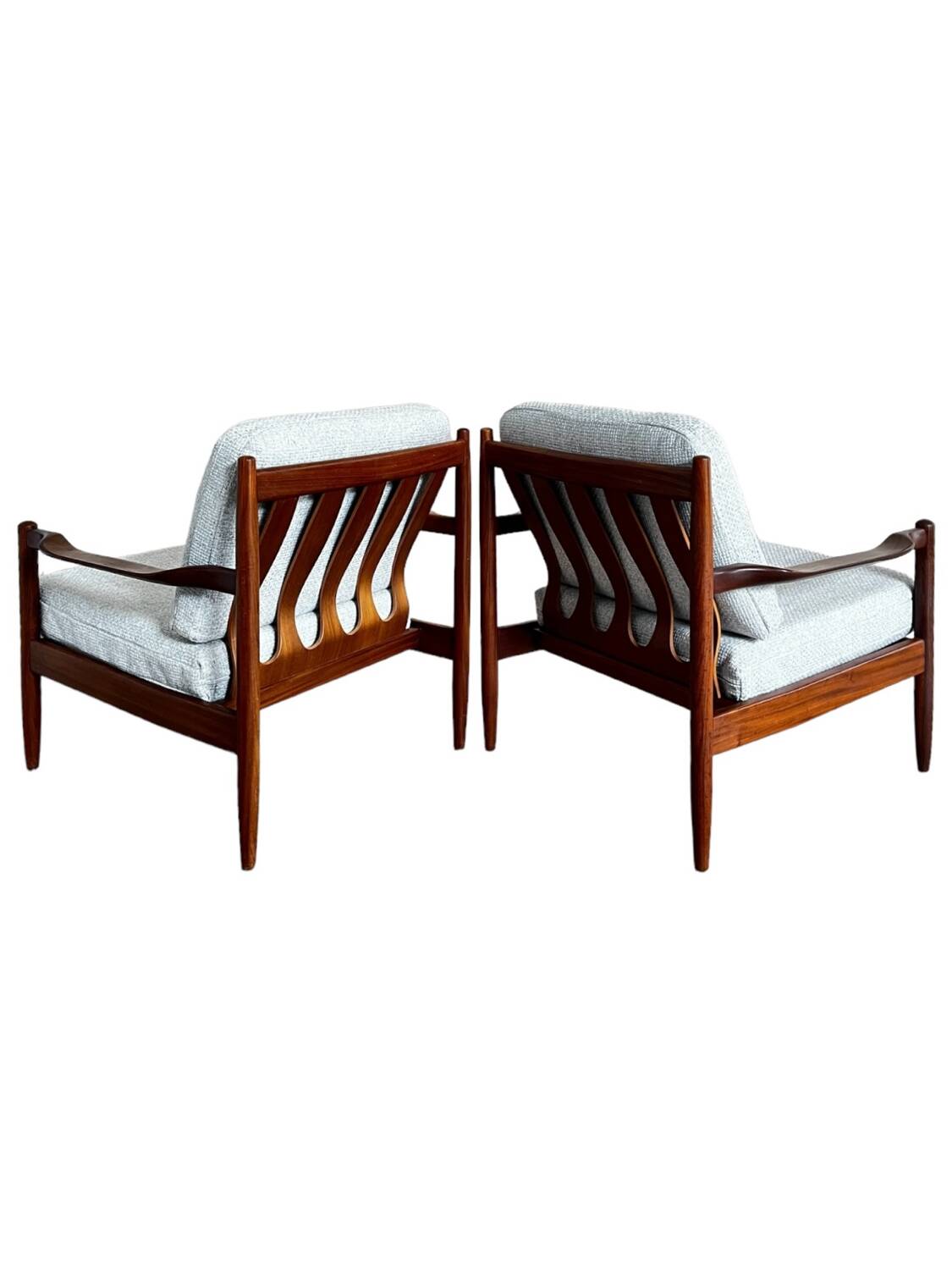 Zwei Teakholz Sessel