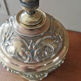 Pied de lampe art nouveau en laiton