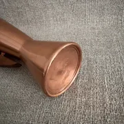Dahlmann vase in copper, mid-century modern Scandinavian from the 50s/60s.