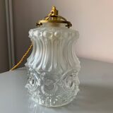 Vintage art deco pendant or portable lamp