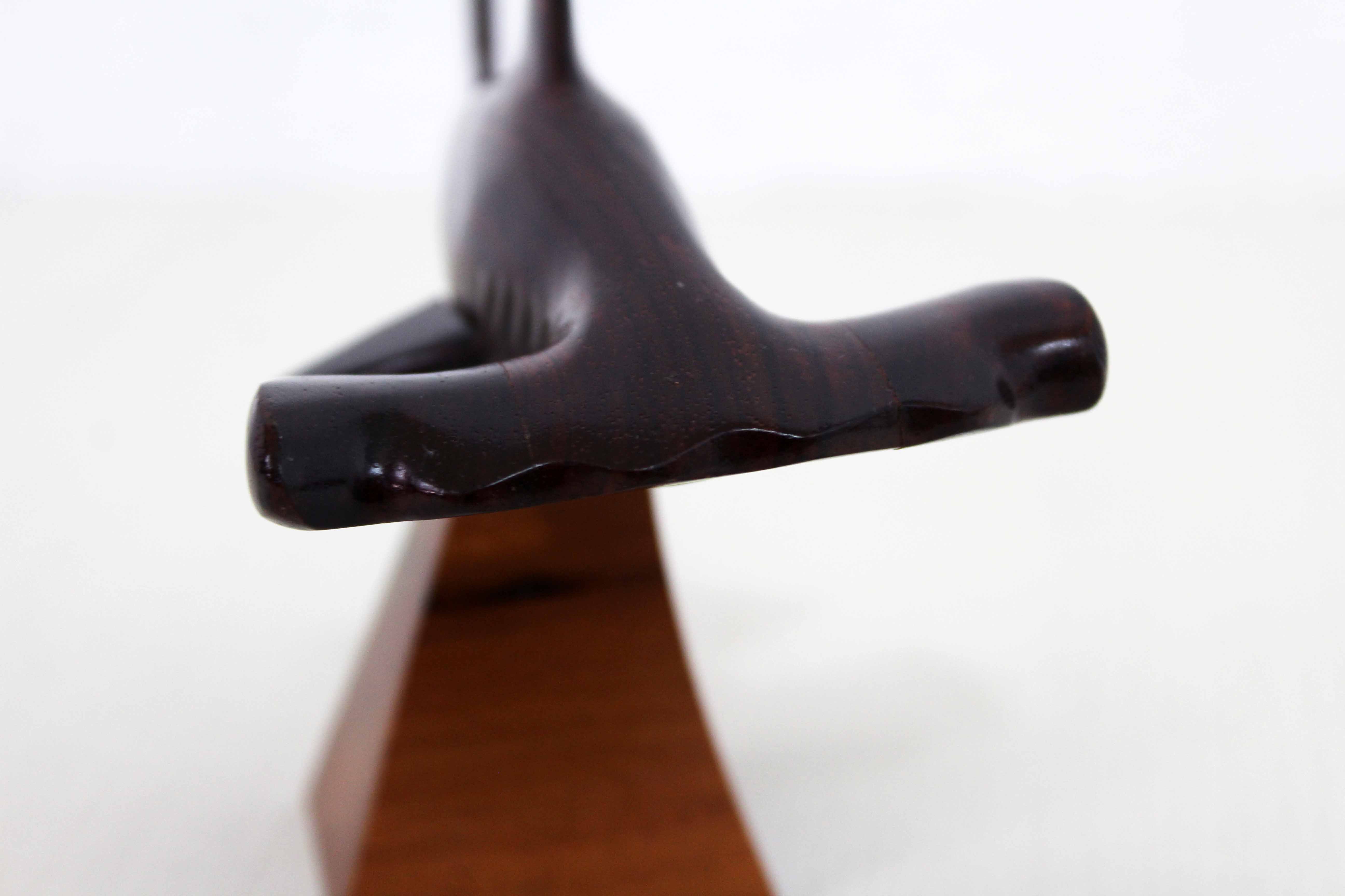 Wooden hammerhead shark 1970