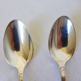 2 vintage silver plated Ercuis teaspoons