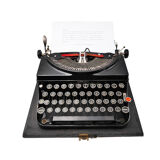 Typewriter Remington model 5T black usa revised ribbon new