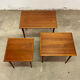 Danish nesting tables in teak