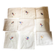 Serviettes de table brodées
