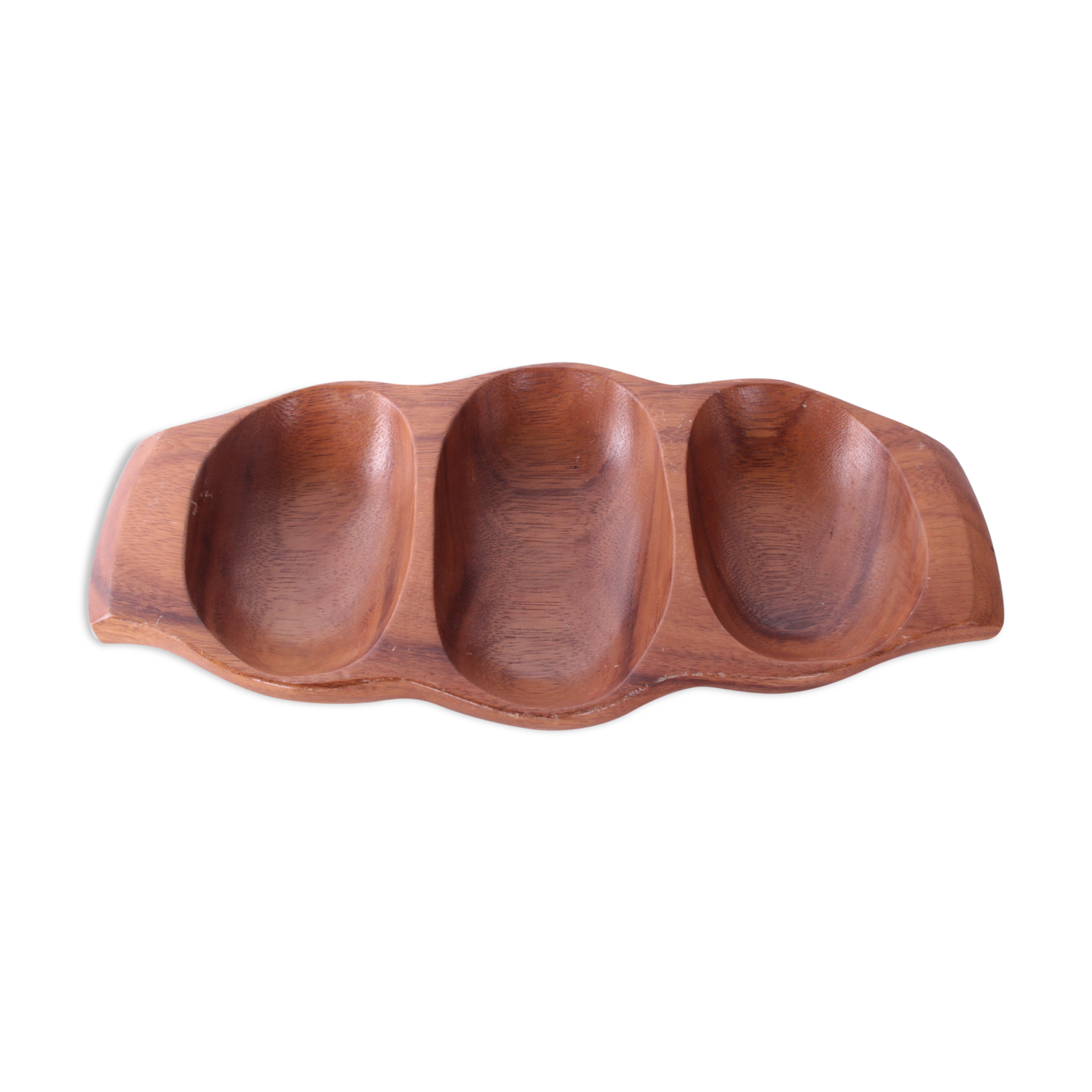 Vintage teak drink bowl 1960s german