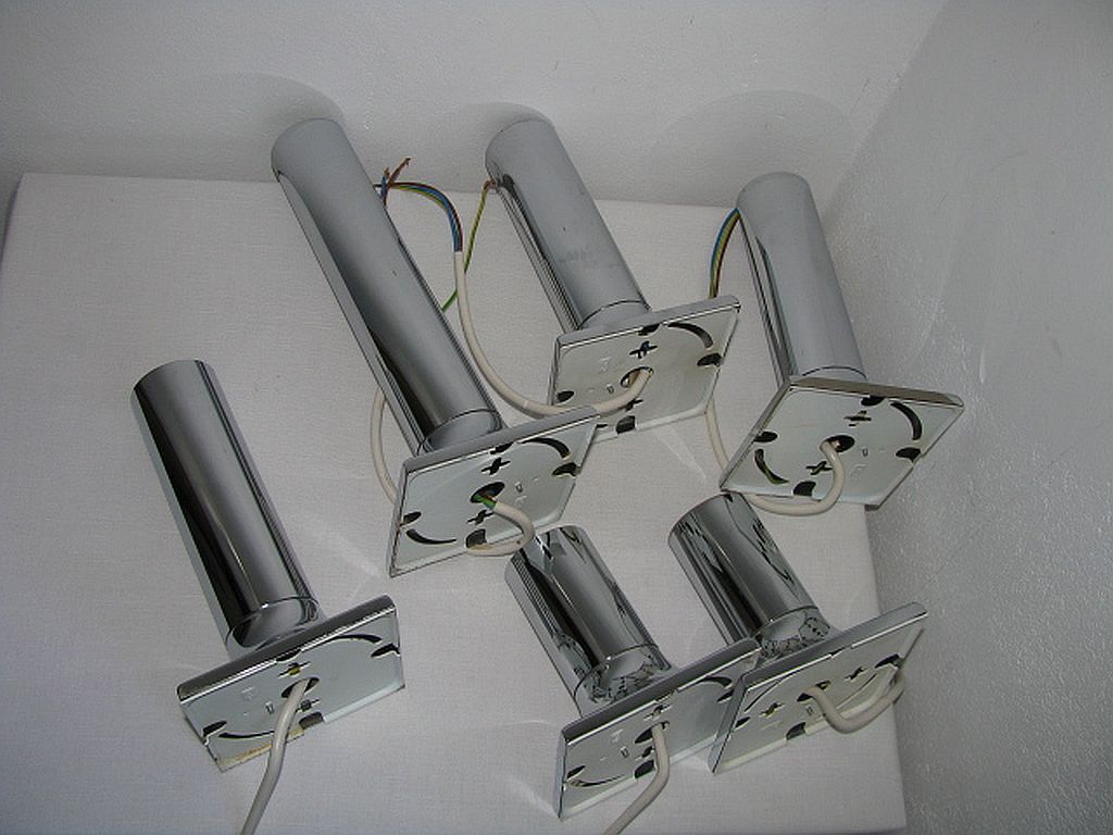 Wall lamp by Rolf Krüger for Staff, 1970s, set of 6