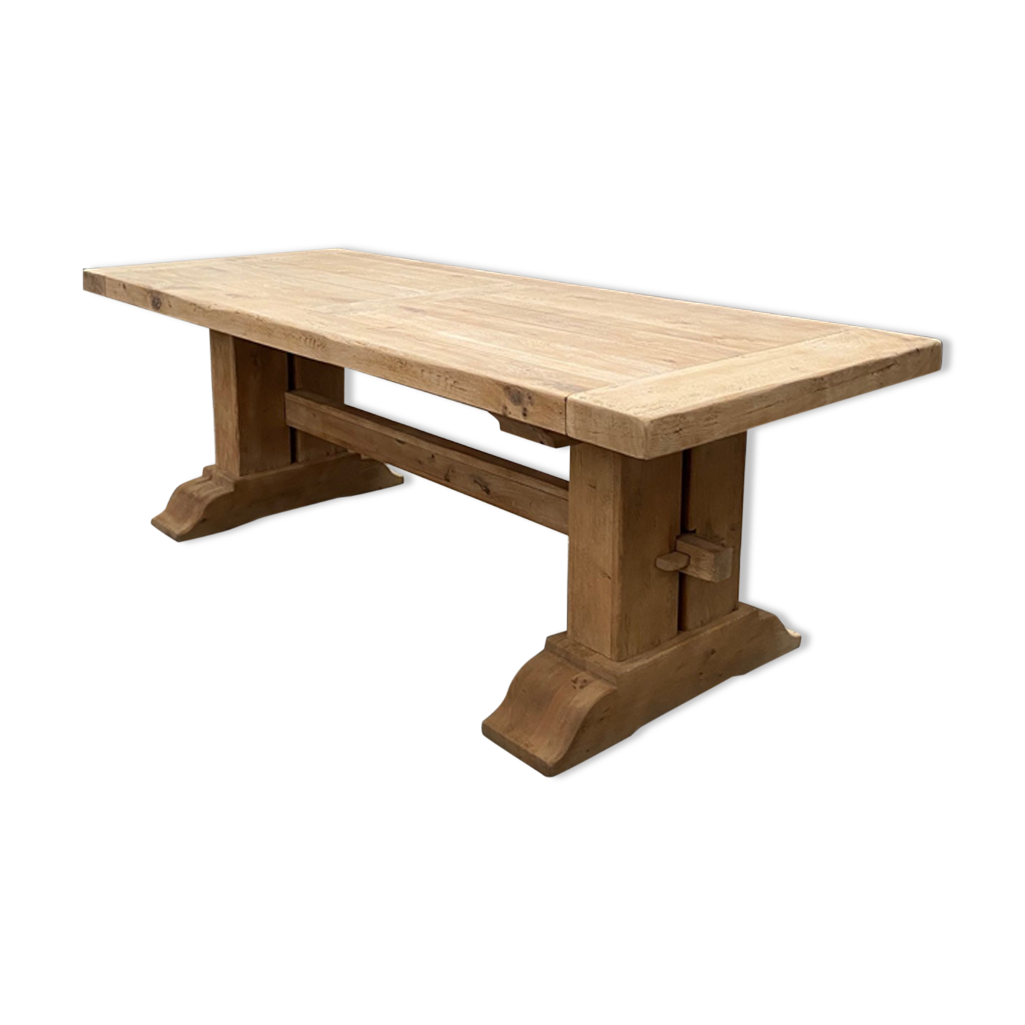 Solid oak farm table