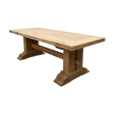 Table de ferme en chêne massif