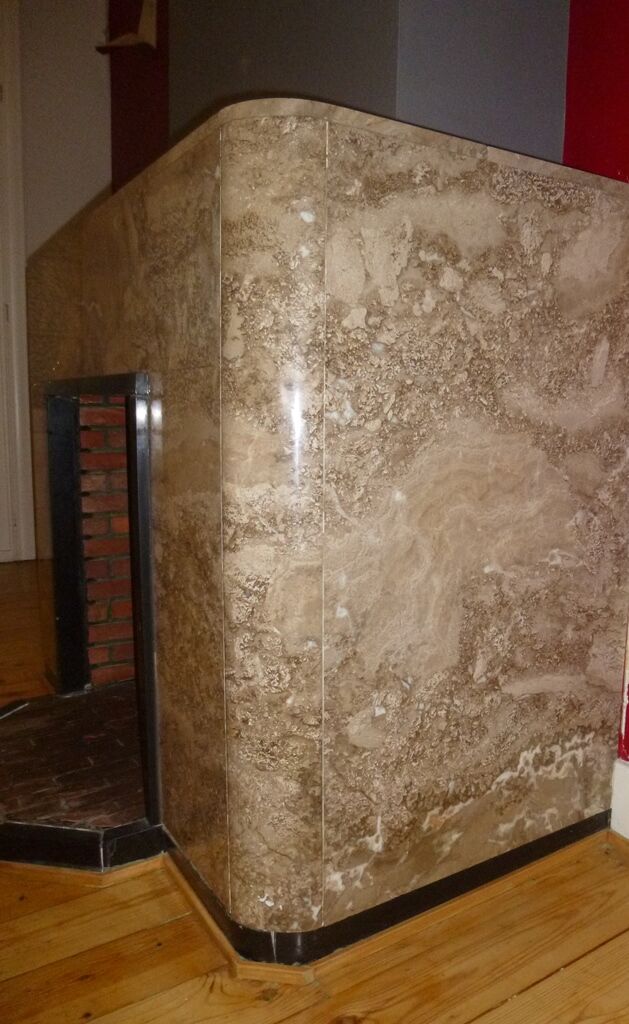 Art Deco marble fireplace 1930