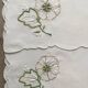4 Serviettes "Roses Mikado"
