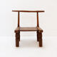 Traditional African hand-carved 'Baoulé' chair, 1920s